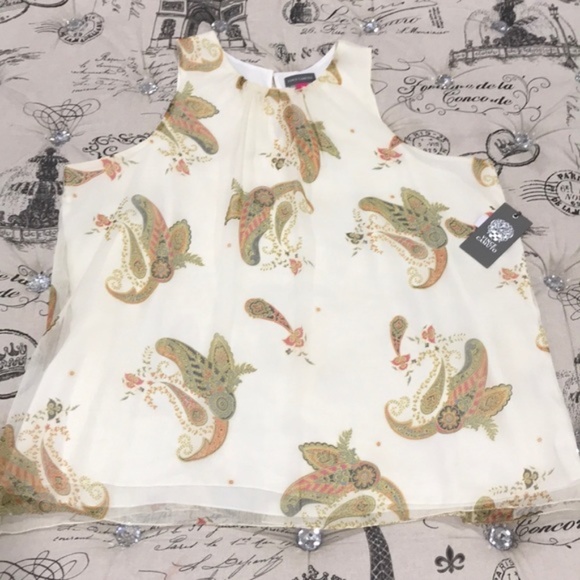 Vince Camuto Paisley Spice Blouse - Picture 3 of 5